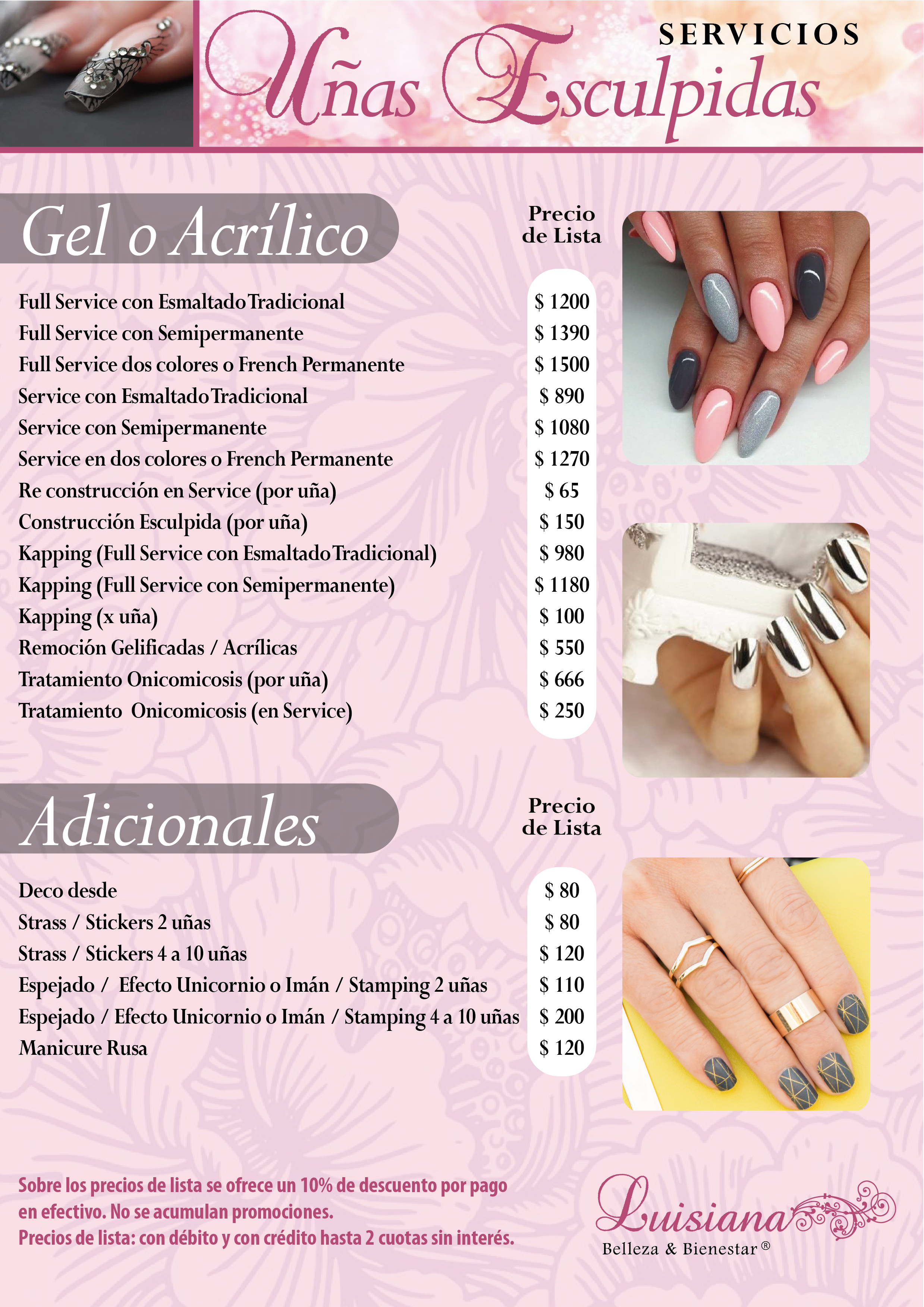 Carta de Luisiana Belleza & Bienestar — página 4